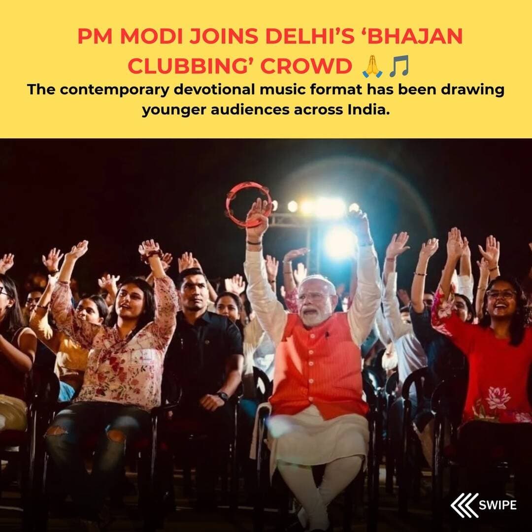 Bhajan, beats aur full-on desi energy. 🚩🇮🇳
#bhajanjamming #narendramodi