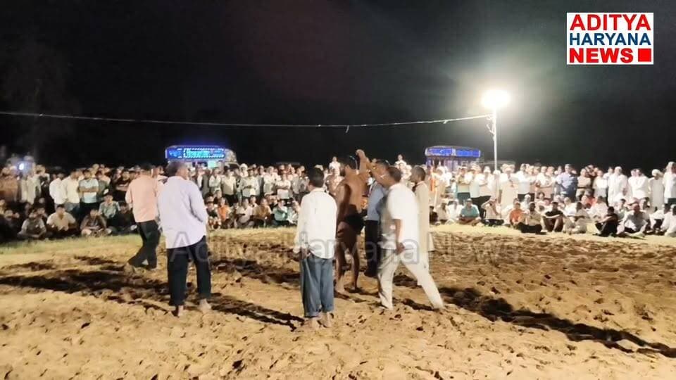 1 लाख रुपए की कामड़ा कुश्ती, पहलवानों ने दिखाया पूरा दमखम