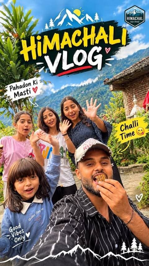 APKE GHAR छली लगी है क्या 😁
.
.
#minivlog #jogindernagar #mandyal #exploremore #2026