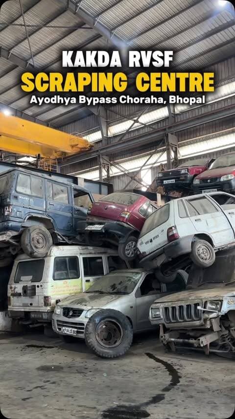 Gaadi bechna easy hai. Liability khatam karna zaroori hai. 🚗⚠️
Registered RVSF se scrap karwao, vehicle officially deregister karwao aur future challans ki tension se bacho. ♻️
Scrap smart. Scrap officially.
📞Contact :
Bhopal - 9893035583 | 9893035825 | 9893035846
Jabalpur - 7224873280 | 7024145085
Gwalior - 7224875355 |7224873280
Sagar - 7224873280 | +91 7024148264 | 8889868910
Managed By : @brand.banana_
#RVSF #VehicleScrapping #CarScrapping #VehicleDeregistration #VAHAN KakdaRVSF