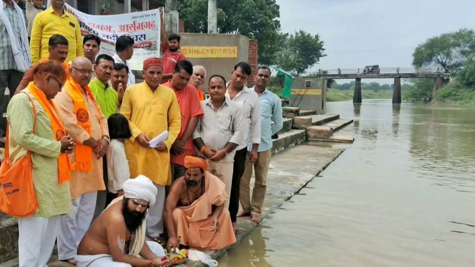 दुर्वासा धाम में शुरू हुई नदी सफाई अभियान
