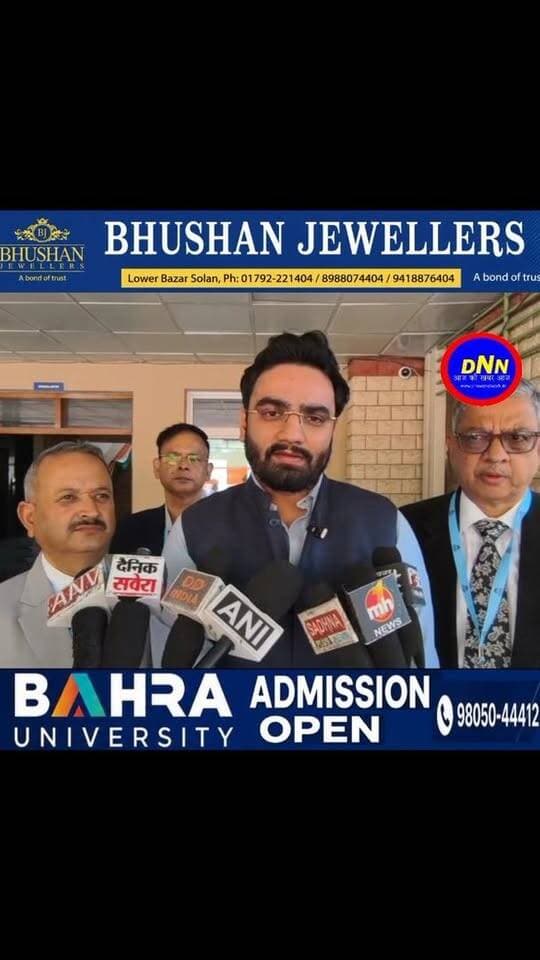 Bahra University की भावी योजनाओं की जानकारी देते हुए रायत BAHRA ग्रुप के वाइस प्रेसिडेंट गुरविंदर सिंह