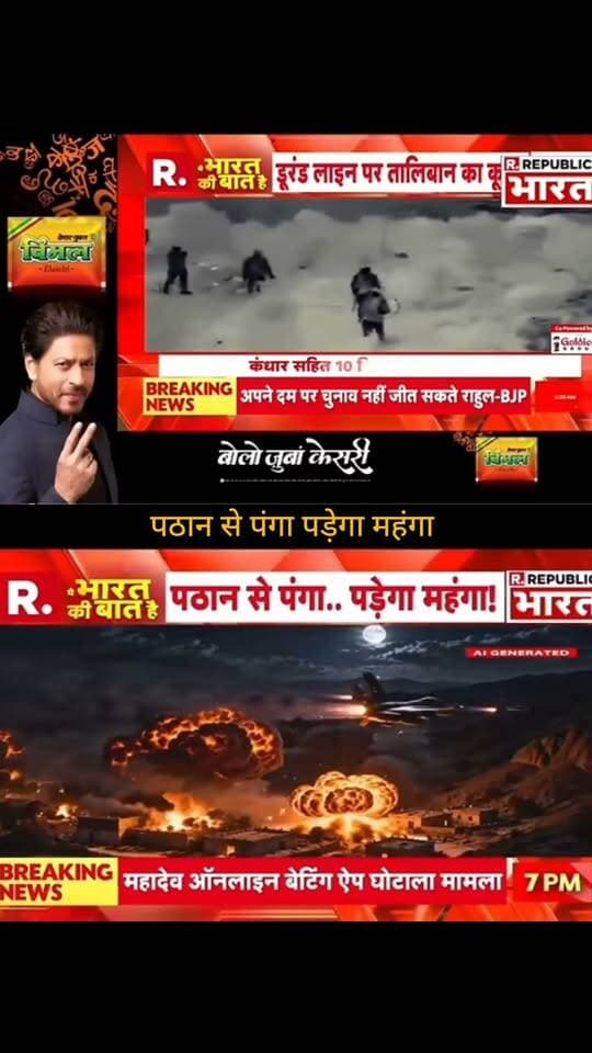 पाकिस्तान-अफगानिस्तान सीमा पर तनाव बढ़ने के दावे!
रिपोर्ट में पाकिस्तान-अफगानिस्तान सीमा पर तालिबान की गतिविधियों और सीमा क्षेत्र में बढ़ी सैन्य तैनाती का जिक्र किया गया है। दोनों देशों के बीच तनाव को लेकर स्थिति पर दुनिया की नजर बनी हुई है। 🌍⚠️
👉 ApkaSheharLiveNews को सपोर्ट करें ❤️
वीडियो पसंद आए तो Like 👍, Share ↗️ और Follow 🔔 जरूर करें।
आपका हर सपोर्ट हमारे लिए बहुत मायने रखता है। 🙏
#ApkaSheharLiveNews #BreakingNews #Pakistan #Afghanistan #Taliban #BorderTension #WorldNews #LatestNews #NewsUpdate #HindiNews #TrendingNews #ViralNews