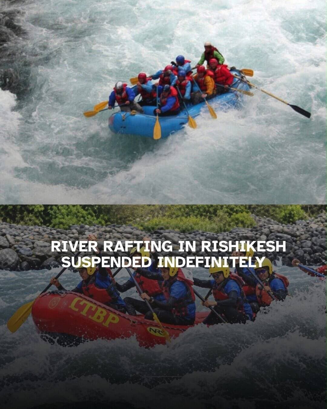 ЁЯЪи RISHIKESH RAFTING HALTED! ЁЯМКтЪая╕П
Adventure takes a pause as river rafting on the Ganga in Rishikesh has been suspended indefinitely following continuous rainfall and rising river levels. ЁЯМзя╕ПЁЯМК
Authorities say rafting activities will resume only once the weather improves and the river reaches a safer level.
If youтАЩre planning a Rishikesh trip, keep this update in mind and prioritise safety. ЁЯЫЯ
ЁЯУН Rishikesh, Uttarakhand