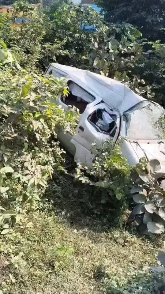 Road Safety कोडरमा घाटी के मेघातरी में वाहन सड़क दुर्घटना, 4 घायल