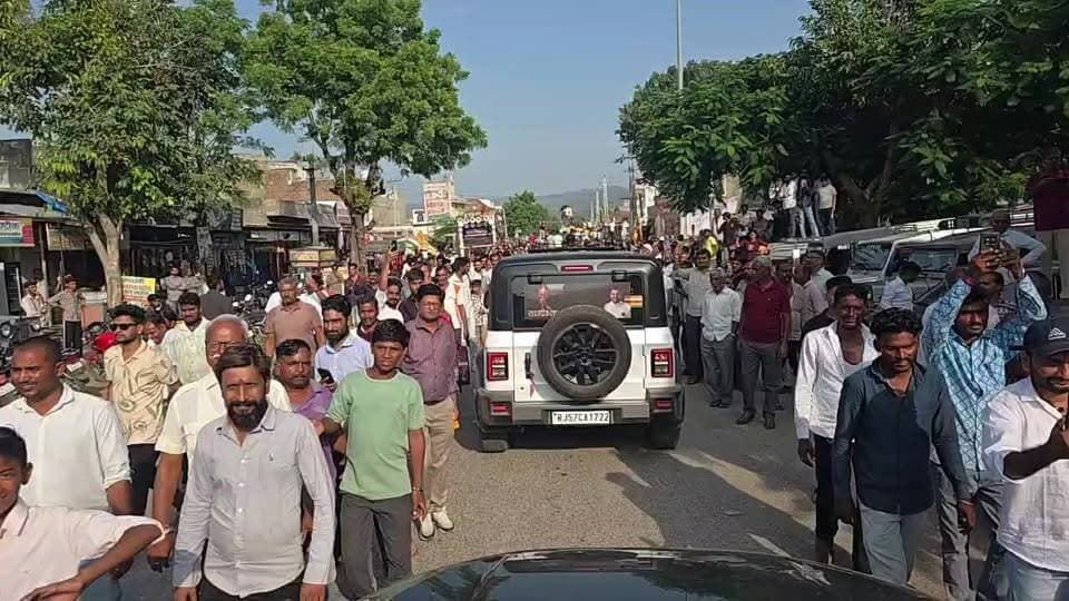 देसुरी (पाली) में शिव विधायक रविन्द्र सिंह भाटी...