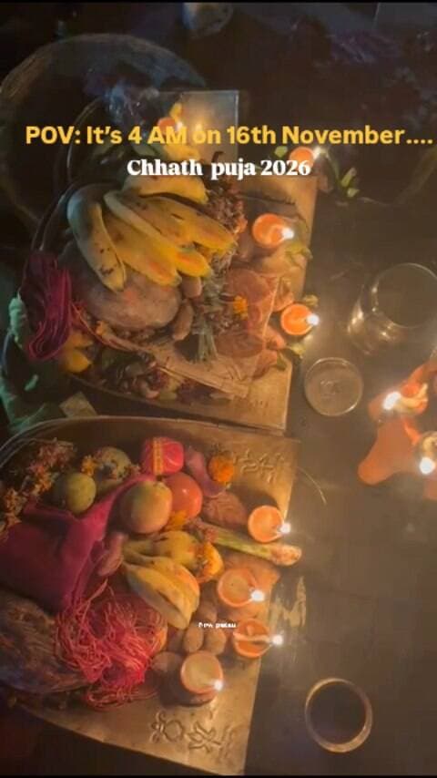 POV: It’s 4 AM on November 16th. 🥹
Now patna
#chhathmahaparv #chhathgeet #chhath #chhathimaiya #trending