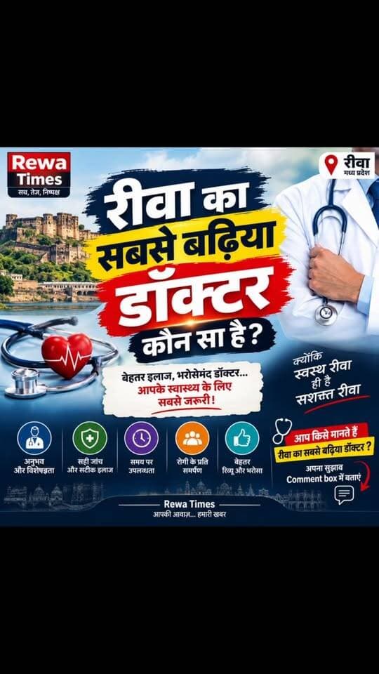 रीवा का सबसे बढ़िया डॉक्टर कौन सा है? #reels #rewatimes #rewa