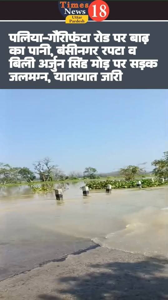 पलिया-गौरीफंटा रोड पर बाढ़ का पानी, बंसीनगर रपटा व बिली अर्जुन सिंह मोड़ पर सड़क जलमग्न, यातायात जारी
#highlightseveryone #paliakalankheri #नीमगाँव #लखीमपुर #followers #news #highlights #39bnssb #वरिष्ठकार्यकर्ताबैठक #एकजुटताकीसंकल्प