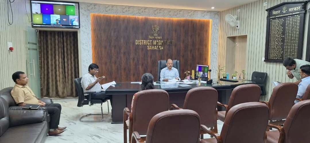 Google Meet के माध्यम से जिला समन्वय समिति की बैठक।
#CMSamrat
#samratchoudhary
