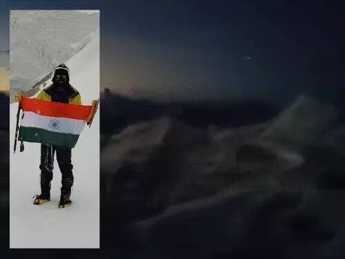 चंडीगढ़ पुलिस जवान ने फतह की अबी गामिन चोटी: शिखर पर तिरंगा फहराया; बर्फीले तूफानों के बीच पहुंचे; यूटी से पहुंचने वाले पहले
चंडीगढ़ पुलिस के जवान सचिन ने 7,355 मीटर ऊंची माउंट अबी गामिन पर तिरंगा फहराया।
चंडीगढ़ पुलिस के पर्वतारोही और एवरेस्ट समिटियर सचिन कुमार ने 7,355 मीटर ऊंची माउंट अबी गामिन पर तिरंगा फहराया। सचिन 17 सितंबर 2026 की सुबह कठिन मौसम और बर्फीली परिस्थितियों के बीच सफलतापूर्वक चोटी पर पहुंचे।
<nis:link nis:type=tag nis:id=chandigarh nis:value=chandigarh nis:enabled=true nis:link/> <nis:link nis:type=tag nis:id=chandigarhnews nis:value=chandigarhnews nis:enabled=true nis:link/> <nis:link nis:type=tag nis:id=panchkulasocialmedia nis:value=panchkulasocialmedia nis:enabled=true nis:link/>
