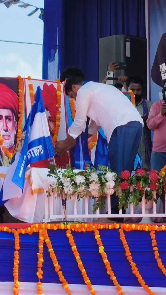 संभल की चंदौसी विधानसभा पहुंचे चंद्रशेखर आज़ाद