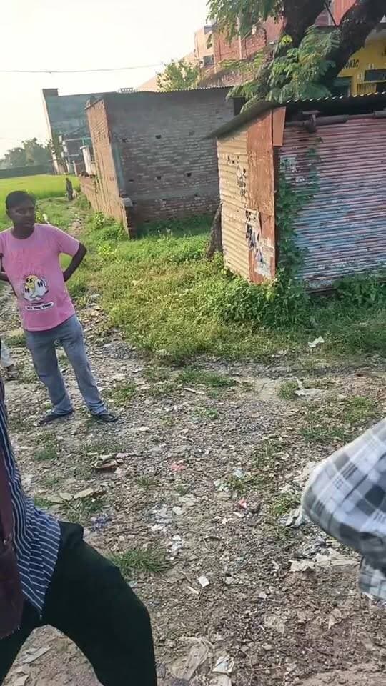 मुहमदाबाद गोहना सेक्रेट हार्ट स्कूल के पास सड़क दुर्घटना