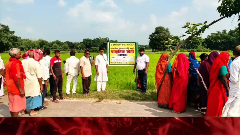 प्राकृतिक खेती को बढ़ावा देने के लिए किसानों को दिया गया प्रशिक्षण