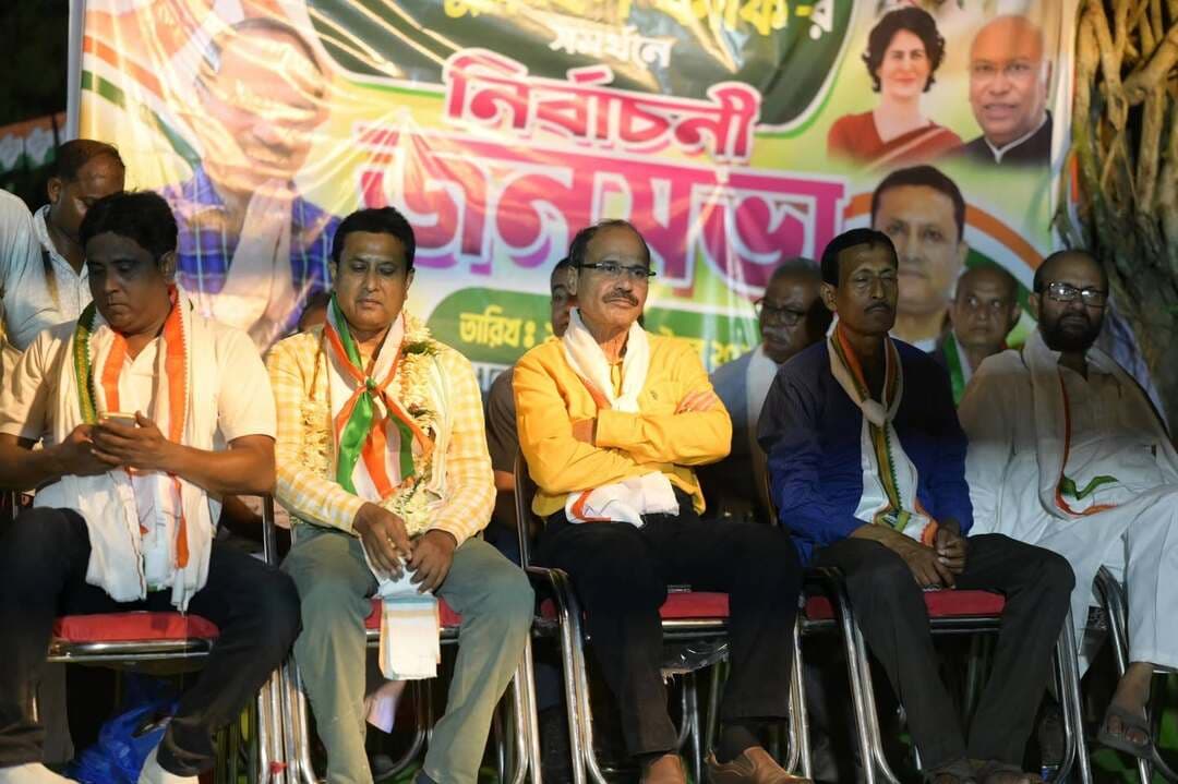 রেজিনগরের উপনির্বাচনে ভোট প্রচারে অধীর চৌধুরী ।