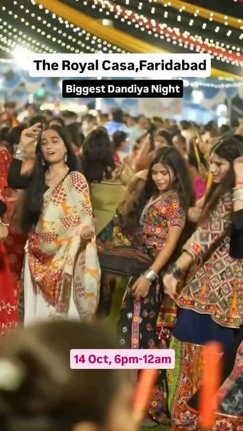 🔥 FARIDABAD, READY HO? 🔥
14 तारीख को होने वाली है ऐसी Dandiya Night जहाँ मिलेगा Dance + DJ + Dandiya + Food + Full-on Masti! 💃🕺🎶
📍 The Royal Casa, Faridabad
⏰ 6 PM – 12 AM
🎟️ Single: ₹399 | Couple: ₹699
🥢 Dandiya Sticks FREE
🍽️ Food Included
Partner हो या ना हो… बस आ जाना, क्योंकि यहाँ Dandiya के साथ नए dance partners भी मिल सकते हैं! 😜🔥
🎟️ Tickets: BookMyShow & District App
Dandiya बजेगा… Faridabad नाचेगा! 💃🕺🔥
#DandiyaNight #Faridabad #FaridabadEvents #FaridabadDiaries #FaridabadExplore DandiyaFaridabad Navratri GarbaNight TheRoyalCasa FaridabadReels