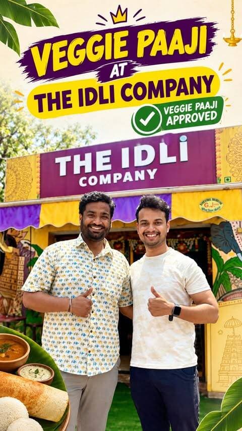 Veggi Paaji Approved✅ @veggiepaaji at @theidlicompany.gwalior 🙌🏻✨
Watch full video on YouTube🙌🏻
#gwaliorfoodsters #theidlicompany #theidlicompanygwalior #gwalior #veggipaaji