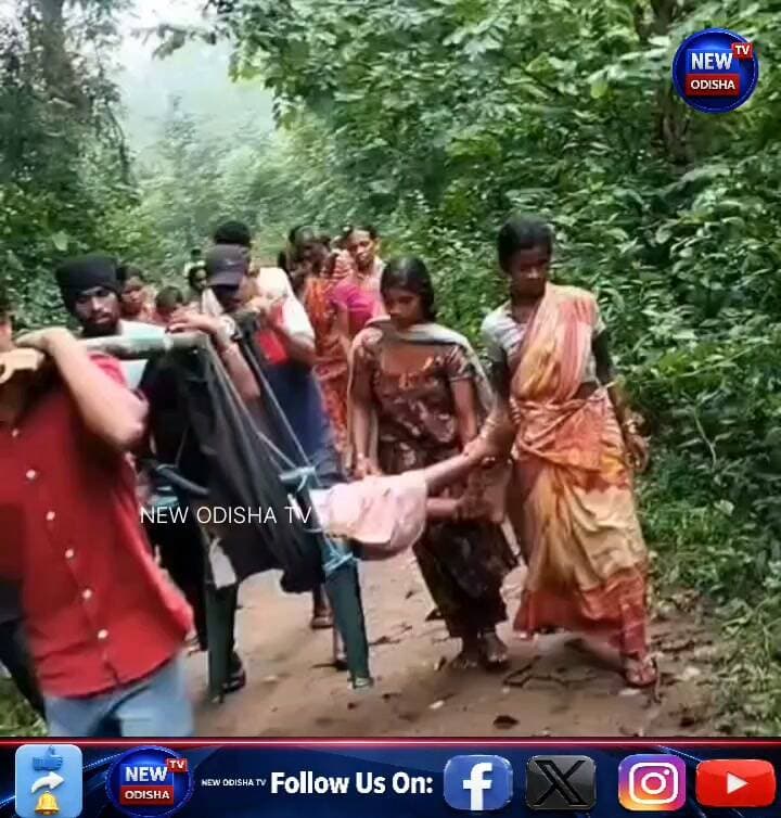 ବିକାଶର ଚିତ୍ର ଏଠି କେମିତି? ପ୍ରସବ ଯନ୍ତ୍ରଣାରେ ଛଟପଟ ହେଉଥିଲେ ମହିଳା । ଡାକ୍ତରଖାନା ନେବାକୁ ଫୋନ୍ କରାଗଲା ୧୦୮ ଆମ୍ବୁଲାନ୍ସକୁ । ହେଲେ ଗାଁକୁ ଯିବା ପାଇଁ ରାସ୍ତା ନଥିବାରୁ ଗାଁ ଭିତରକୁ ଯାଇପାରିଲାନି ଆମ୍ବୁଲାନ୍ସ । ଶେଷରେ ଚେୟାରରେ ବସାଇ ପ୍ରସୂତିଙ୍କୁ ପ୍ରାୟ ୬ କିଲୋମିଟର ବୋହି ନେଲେ ପରିବାର ଓ ଗାଁ ଲୋକେ । ଏଭଳି ଅଭାବନୀୟ ଘଟଣା ଗଜପତି ଜିଲ୍ଲା ମୋହନା ବ୍ଲକର ଦୁର୍ଗମ ଅଞ୍ଚଳରୁ ସାମ୍ନାକୁ ଆସିଛି ।
#Gajapati #mohana #RoadIssue #ambulance
#GovtOfOdisha #newodishatv #Odisha