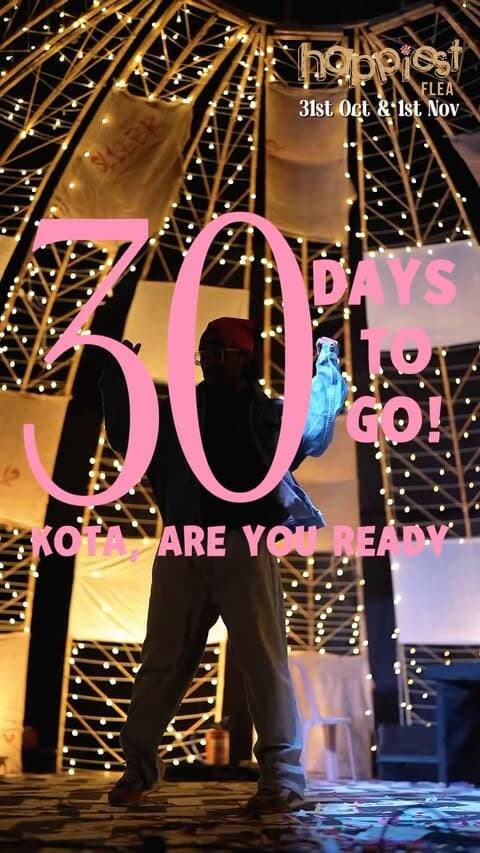 30 days to go for your favourite weekend.
Two days. One place. A full mood of happiness.
📍 Shree Ummed Bhawan Palace, Kota
📅 31st October & 1st November
Save the date — The Happiest Flea is coming.
#TheHappiestFlea #KotaEvents #Kota #FleaMarket #SaveTheDate