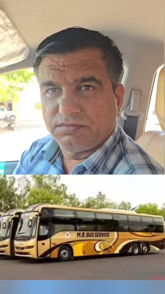 MR ट्रैवल्स बसों के मालिक का किया विरोध।