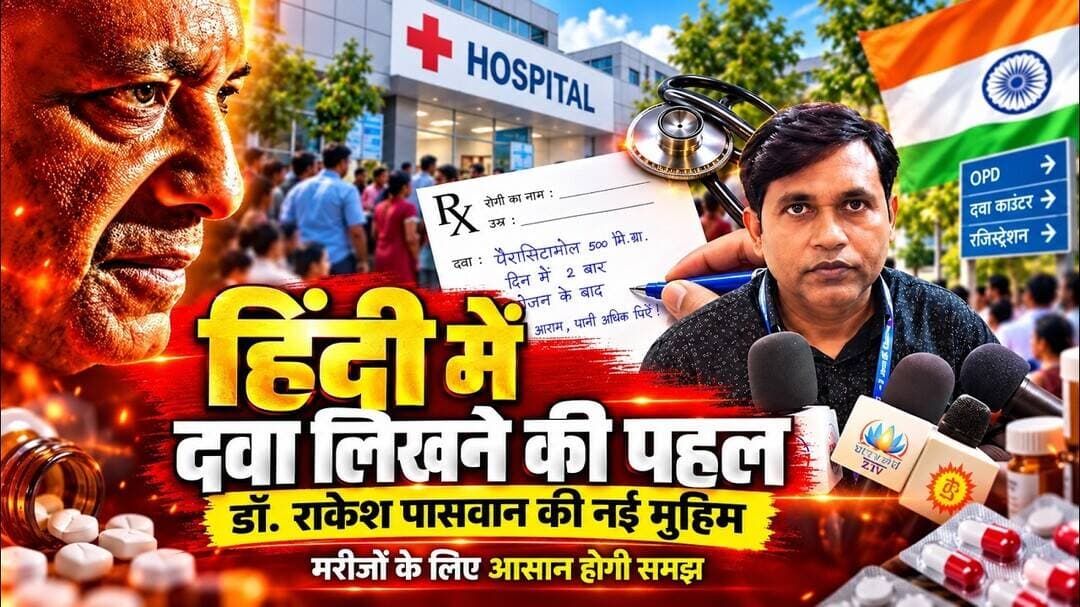 प्रयागराज: डॉक्टर की अनोखी पहल!अब हिंदी में लिखे जाएंगे दवा के पर्चे,मरीजों ने की जमकर सराहना#NDNEWS