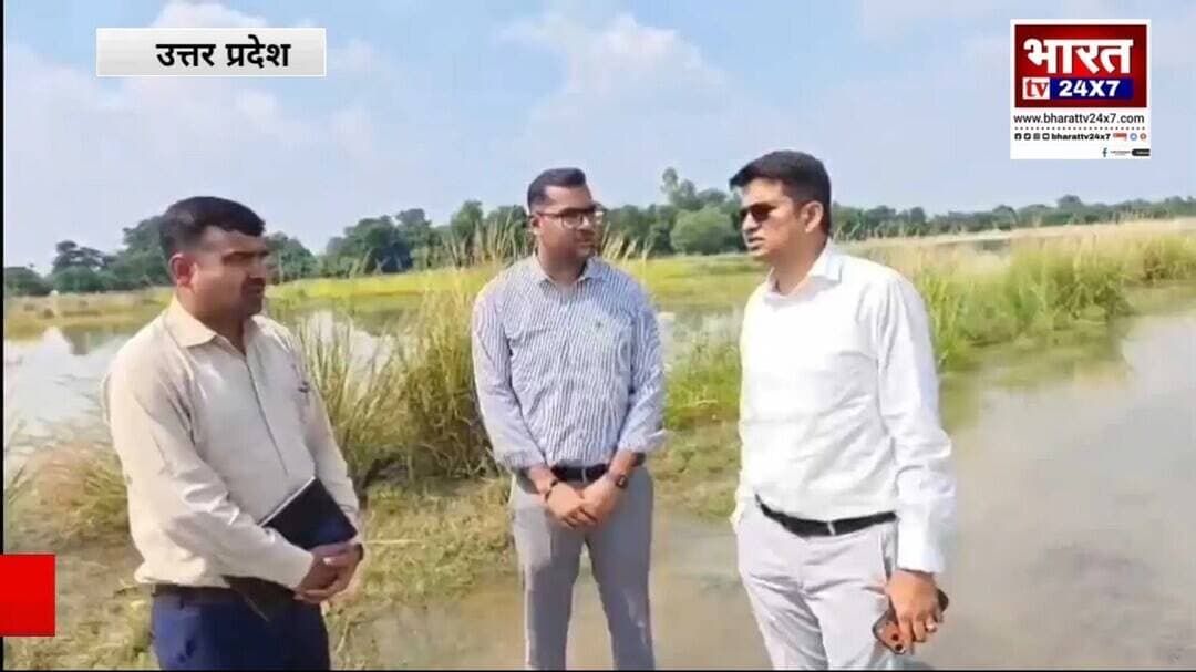 सिद्धार्थनगर में बाढ़ प्रभावित क्षेत्रों का DM ने किया दौरा, राहत कार्यों का लिया जायजा |