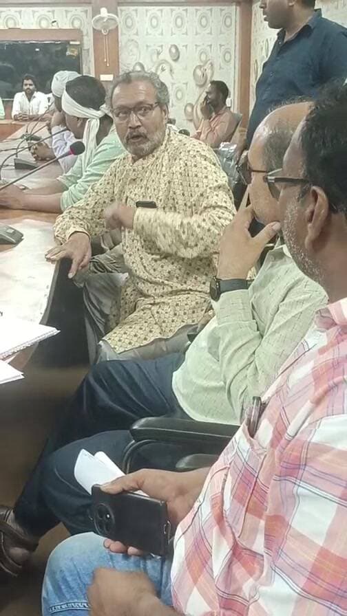 हरदा SDM के समक्ष फुटकर सब्जी विक्रेता और सब्जी व्यापारियों की बैठक का लाइव