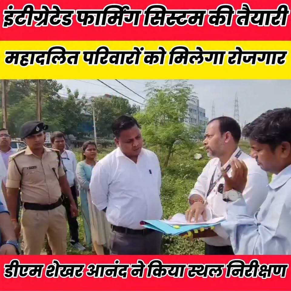 डीएम शेखर आनंद ने किया स्थल निरीक्षण, मुर्गी पालन, मत्स्य पालन और सब्जी उत्पादन के दिए निर्देश..
Sheikhpura Collectorate Prem Kumar Gupta Sheikhpura Hunt New Randhir Kumar Soni DRCC Sheikhpura Sheikhpura Police बात मनकौल गांव की News Bihar pk सनैया पंचयात #dmsheikhpura #bihar #BiharNews #sheikhpurabihar