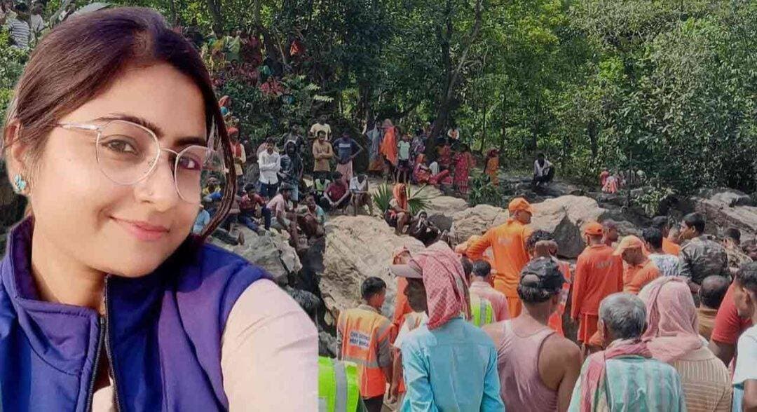 ভোর থেকেও টানা তল্লাশি শেষে সন্ধ্যার মুখে মিলল প্রীতি দত্তের দেহ। ঘাগরা জলপ্রপাতে ছেলেকে বাঁচাতে গিয়ে জলের তোড়ে ভেসে গিয়েছিলেন বারুইপুরের ওই যুবতী। ঠিক যে স্থানে তিনি পড়েছিলেন, সেখানেই একটি খাদে দেহ আটকে ছিল।