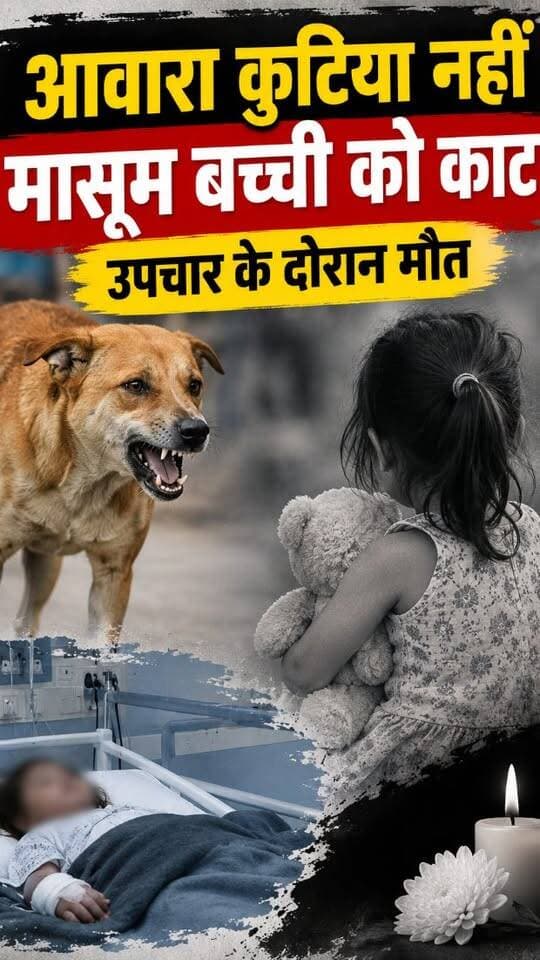 रहरा में आवारा कुतिया के काटने के 15 दिन बाद मासूम की मौत, इलाज के बाद घर लाते ही थमी सांसें
