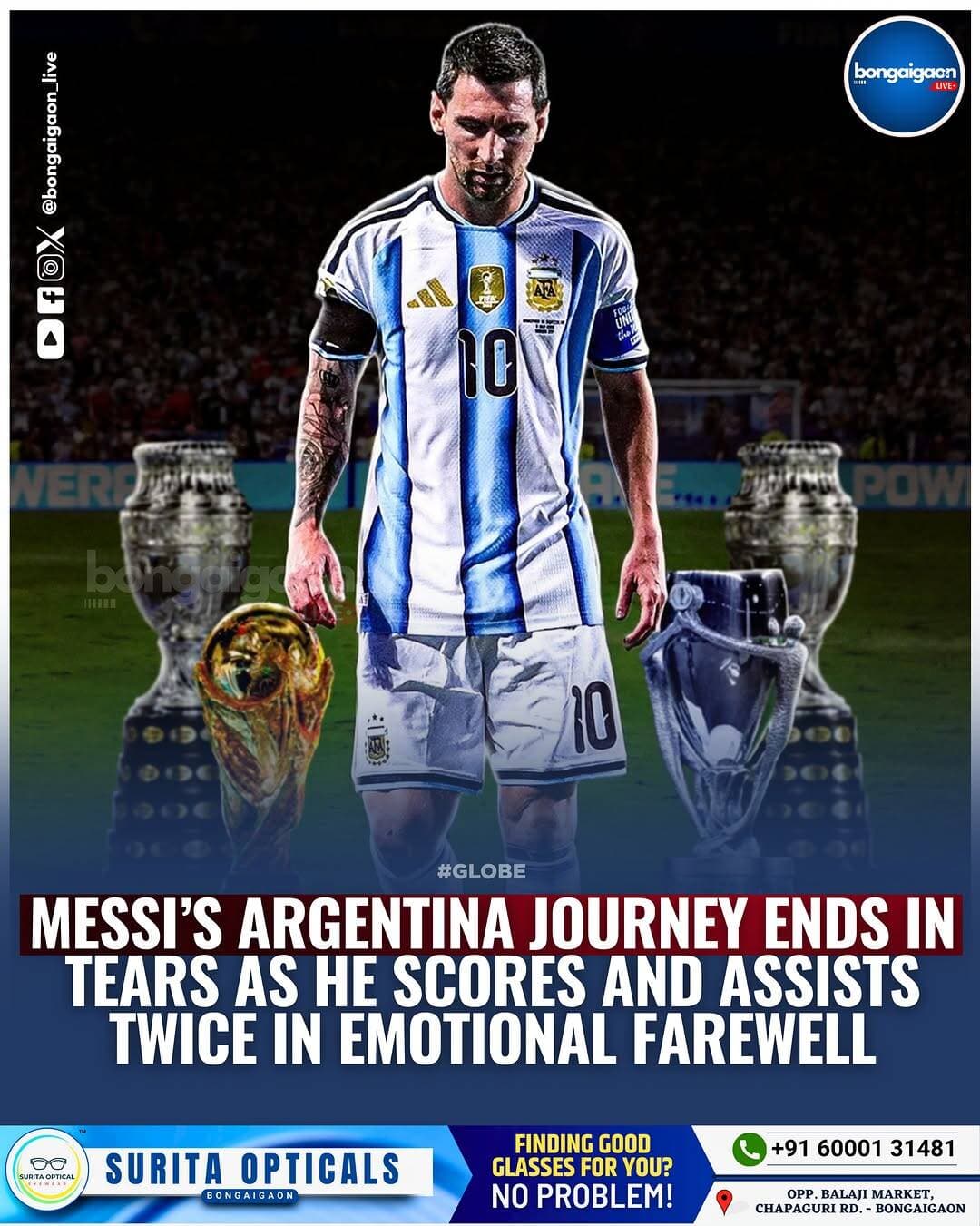 #SPORTS | The night Argentina fans never wanted to see has arrived, but Lionel Messi gave them plenty to celebrate in his final game for the national team. Messi scored from the penalty spot and provided two assists as Argentina beat Benin 3-0 at the Estadio Monumental in Buenos Aires. He set up Nicolas Otamendi and Nico Paz before finding the net himself in an emotional farewell. The occasion was billed as “The Night That No One Wants to End”, and it lived up to its name. Messi leaves Argentina after a remarkable international career that includes the 2022 World Cup and two Copa America titles.