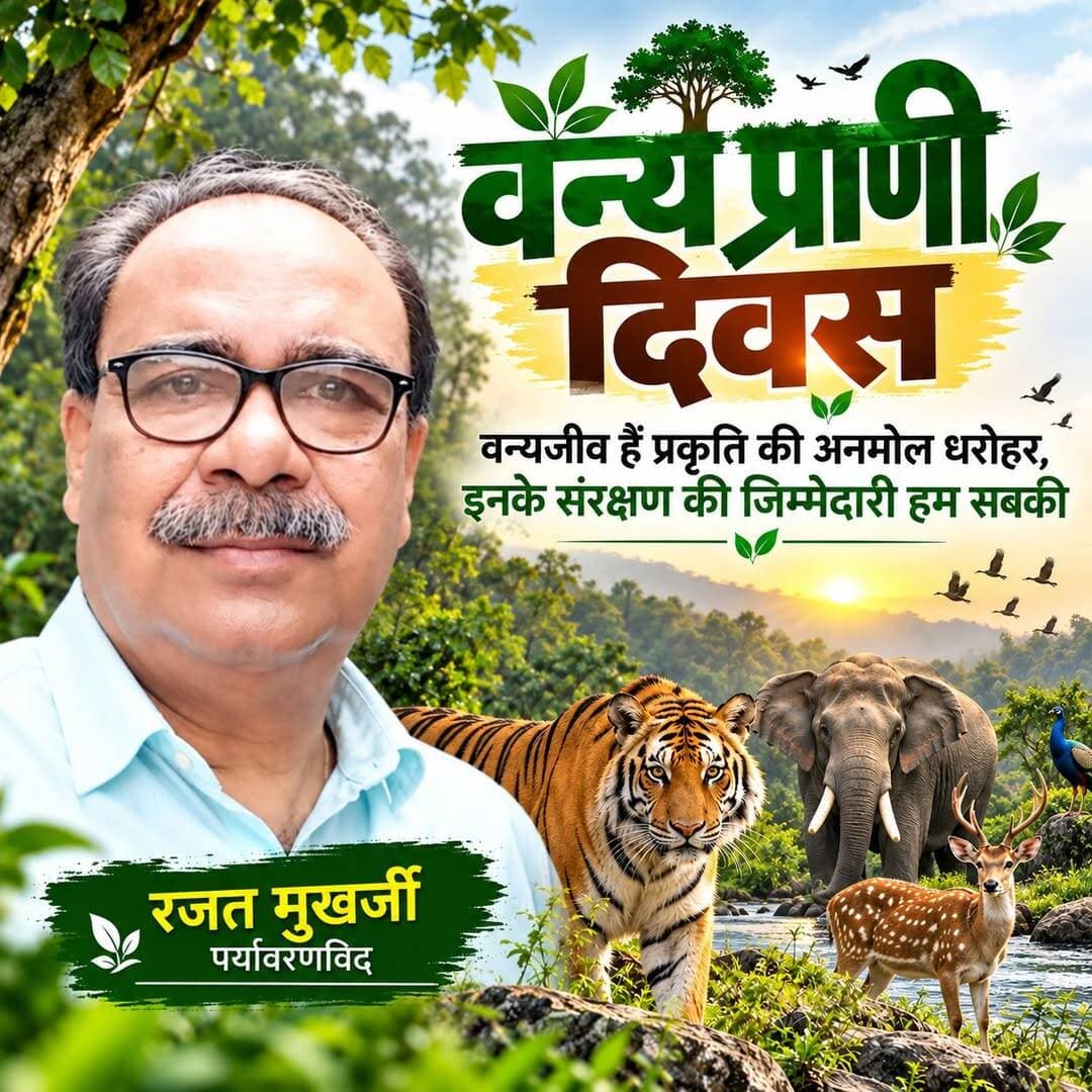वन्यजीव हैं प्रकृति की अनमोल धरोहर, इनके संरक्षण की जिम्मेदारी हम सबकी–रजत मुखर्जी।
देवघर:–वन्य पशु-पक्षी और वन्य प्राणी हमारी प्रकृति की अमूल्य संपदा हैं। मनुष्य की बस्तियों से दूर जंगलों, पहाड़ों, पर्वतों और जलाशयों में स्वतंत्र रूप से रहने वाले जीव-जंतुओं को वन्य प्राणी कहा जाता है। पृथ्वी के प्राकृतिक संतुलन, जैव विविधता और पर्यावरण की सुंदरता को बनाए रखने में इनकी महत्वपूर्ण भूमिका है।
हमारे आसपास अनेक प्रकार के जीव-जंतु और पशु-पक्षी पाए जाते हैं। इनमें से कुछ प्राणियों को मनुष्य अपने घरों में पालता है, जिन्हें पालतू पशु-पक्षी कहा जाता है।
इसके विपरीत बड़ी संख्या में ऐसे जीव हैं, जो मानव बस्तियों से दूर प्राकृतिक वातावरण में स्वतंत्र रूप से जीवन व्यतीत करते हैं। बाघ, सिंह, हाथी, हिरण, गैंडा, मोर, गिद्ध आदि वन्य प्राणियों के प्रमुख उदाहरण हैं।
स्वभाव और खान-पान के आधार पर वन्य प्राणियों को मुख्य रूप से विभिन्न वर्गों में बांटा जा सकता है।
तृणभोजी प्राणी:–ये मुख्य रूप से घास, पत्तियां, फल और वनस्पतियां खाकर जीवन-यापन करते हैं। हिरण, हाथी, जिराफ और खरगोश इसके प्रमुख उदाहरण हैं।
मांसाहारी प्राणी:–ये दूसरे जीव-जंतुओं का शिकार करके अपना जीवन-यापन करते हैं। बाघ, सिंह, चीता और कुछ अन्य शिकारी जीव इसके उदाहरण हैं।
सर्वाहारी एवं अन्य प्राणी:–कुछ प्राणी वनस्पतियों के साथ-साथ मांस भी खाते हैं। भालू इसका एक उदाहरण है। इसके अलावा जंगलों में तोता, मोर, धनेश, गरुड़ जैसे अनेक पक्षी तथा सांप, छिपकली और विभिन्न प्रकार के कीट-पतंगे भी पारिस्थितिकी तंत्र का महत्वपूर्ण हिस्सा हैं।
पारिस्थितिकी तंत्र में महत्व :–वन्य पशु-पक्षी केवल जंगलों की सुंदरता ही नहीं बढ़ाते, बल्कि पृथ्वी के पारिस्थितिकी तंत्र को संतुलित रखने में भी महत्वपूर्ण भूमिका निभाते हैं। मांसाहारी प्राणी तृणभोजी प्राणियों की संख्या को नियंत्रित रखते हैं। यदि शिकारी प्राणियों की संख्या बहुत कम हो जाए, तो तृणभोजी जीवों की संख्या बढ़ सकती है, जिससे वनस्पतियों पर अत्यधिक दबाव पड़ सकता है।
इसी प्रकार अनेक पक्षी और वन्य प्राणी फलों का सेवन करते हैं और उनके बीज दूर-दूर तक फैलाते हैं। इससे प्राकृतिक रूप से नए पौधे उगते हैं और जंगलों की जैव विविधता बनी रहती है। इस प्रकार प्रत्येक जीव प्रकृति के संतुलन में अपनी एक विशेष भूमिका निभाता है।
वर्तमान संकट और विलुप्ति के कारण:– आज वन्य प्राणी अनेक गंभीर चुनौतियों का सामना कर रहे हैं। बढ़ती आबादी, अंधाधुंध जंगलों की कटाई, प्राकृतिक आवासों का नष्ट होना, अवैध शिकार, प्रदूषण और जलवायु परिवर्तन के कारण कई वन्य प्रजातियों के अस्तित्व पर संकट मंडरा रहा है।
जंगलों के कम होने से वन्य प्राणियों का प्राकृतिक आवास लगातार सिकुड़ रहा है। भोजन और पानी की कमी के कारण मानव और वन्यजीवों के बीच संघर्ष की घटनाएं भी बढ़ रही हैं। कई प्रजातियां विलुप्त हो चुकी हैं, जबकि अनेक अन्य प्रजातियां आज भी विलुप्ति के खतरे का सामना कर रही हैं।
वन्य प्राणी संरक्षण और हमारा कर्तव्य :– वन्य पशु-पक्षियों की रक्षा करना केवल सरकार या वन विभाग की जिम्मेदारी नहीं है, बल्कि प्रत्येक नागरिक का नैतिक दायित्व भी है। वन्यजीवों के संरक्षण के लिए हमें कुछ महत्वपूर्ण कदम उठाने होंगे—
1. वनभूमि की रक्षा:–जंगलों की अनावश्यक कटाई पर रोक लगानी होगी और वन्य प्राणियों के प्राकृतिक आवासों को सुरक्षित रखना होगा।
2. अवैध शिकार पर रोक:–वन्य प्राणियों के अवैध शिकार और तस्करी के खिलाफ कड़े कदम उठाने होंगे।
3. जागरूकता बढ़ाना:–लोगों को वन्य प्राणियों के महत्व और उनके संरक्षण की आवश्यकता के प्रति जागरूक करना होगा। हमें यह समझना होगा कि **जंगली जानवर जंगल में ही सबसे अधिक सुरक्षित और स्वतंत्र होते हैं।**
4. प्राकृतिक संसाधनों का संरक्षण:–जल, जंगल और जमीन का संरक्षण करना होगा, ताकि वन्यजीवों को पर्याप्त भोजन, पानी और सुरक्षित आवास मिल सके।
निष्कर्ष :–वन्य पशु-पक्षी प्रकृति की अद्भुत और अनमोल देन हैं। इनके बिना पृथ्वी का पारिस्थितिकी तंत्र असंतुलित हो जाएगा और जैव विविधता को गंभीर नुकसान पहुंचेगा। वन्यजीवों का संरक्षण वास्तव में मानव जीवन और आने वाली पीढ़ियों के भविष्य का संरक्षण है।
इसलिए हमें प्रकृति के साथ संतुलन बनाकर चलना होगा और वन्य प्राणियों के प्रति संवेदनशीलता दिखानी होगी। **आइए, हम सभी मिलकर वन्यजीवों की रक्षा का संकल्प लें और आने वाली पीढ़ियों के लिए एक सुरक्षित, सुंदर और संतुलित पृथ्वी का निर्माण करें।
<nis:link nis:type=tag nis:id=khabardeogharlive nis:value=khabardeogharlive nis:enabled=true nis:link/> <nis:link nis:type=tag nis:id=environment nis:value=environment nis:enabled=true nis:link/> <nis:link nis:type=tag nis:id=forestlife nis:value=forestlife nis:enabled=true nis:link/>