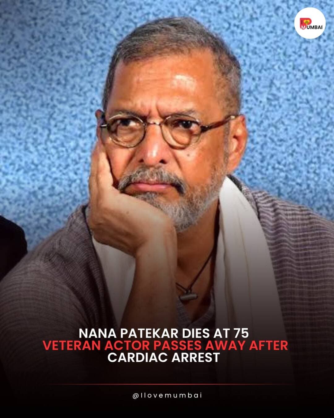 Om Shanti 🙏🏻
Veteran actor Nana Patekar has passed away at the age of 75 after suffering a cardiac arrest at his residence in Goa early Thursday.