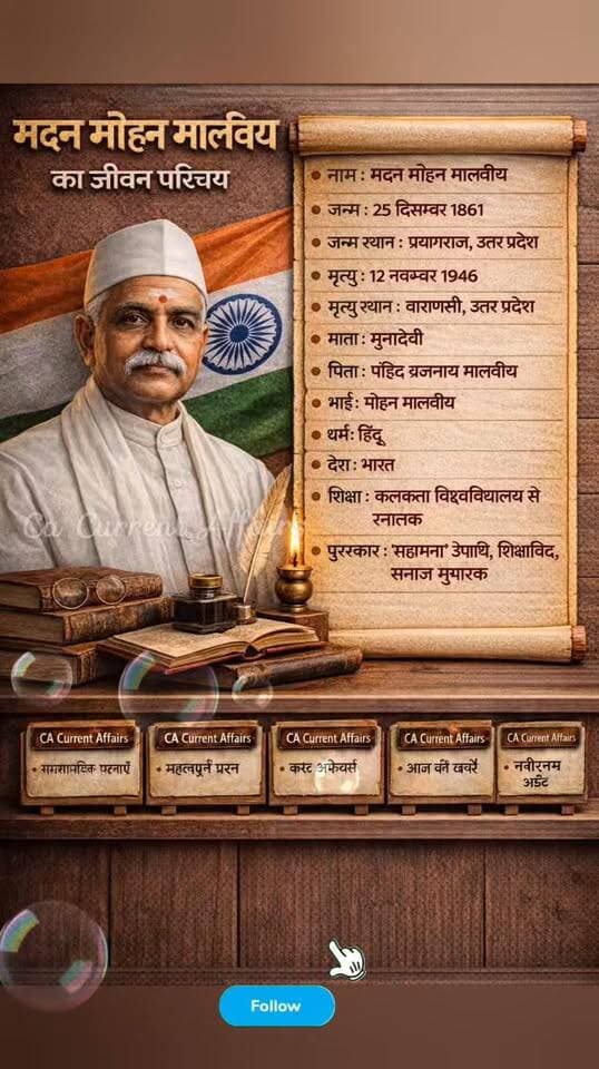 मदन मोहन मालवीय का जीवन परिचय || Biography of Madan Mohan Malaviya 👇🎯👇 #fbreels #life #reelsvideoシ #love #ca #post #education