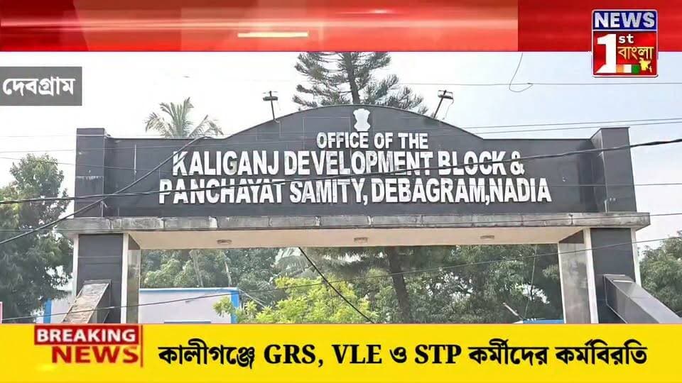 কালীগঞ্জে GRS, VLE ও STP কর্মীদের কর্মবিরতি