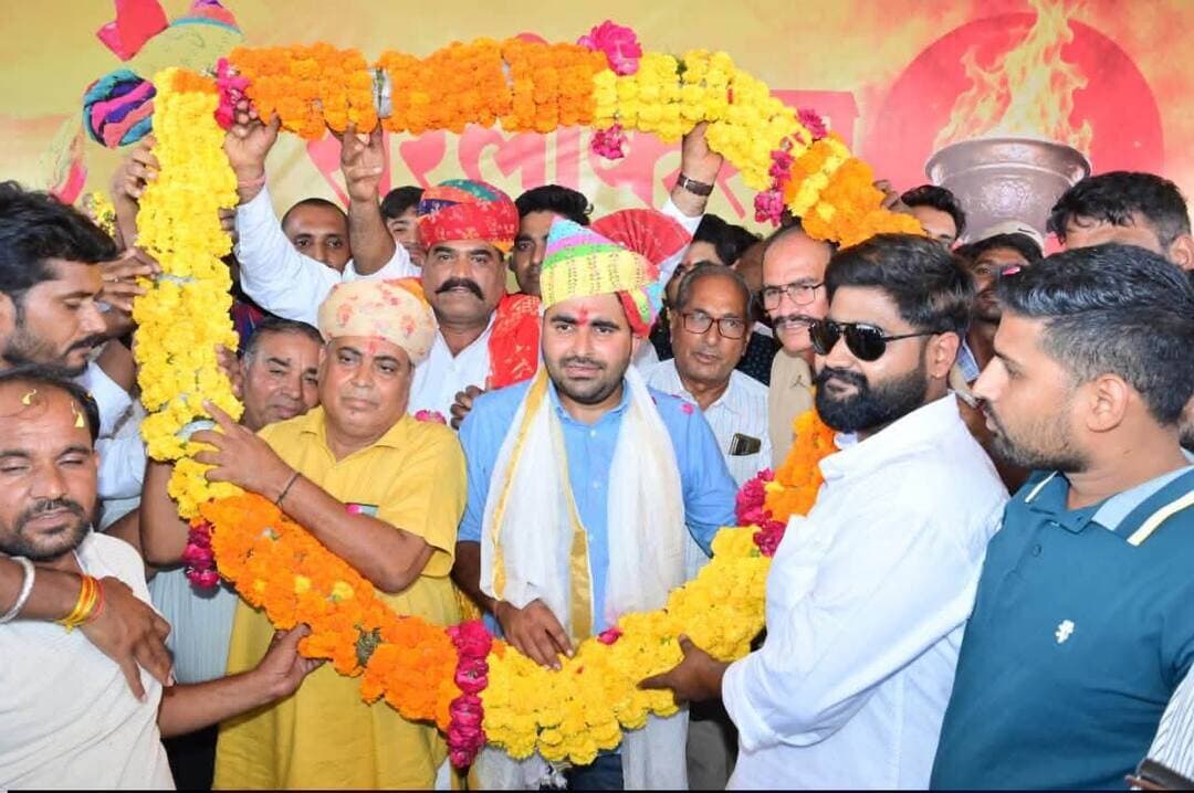 रविंद्र सिंह भाटी का डीडवाना में रोड शो