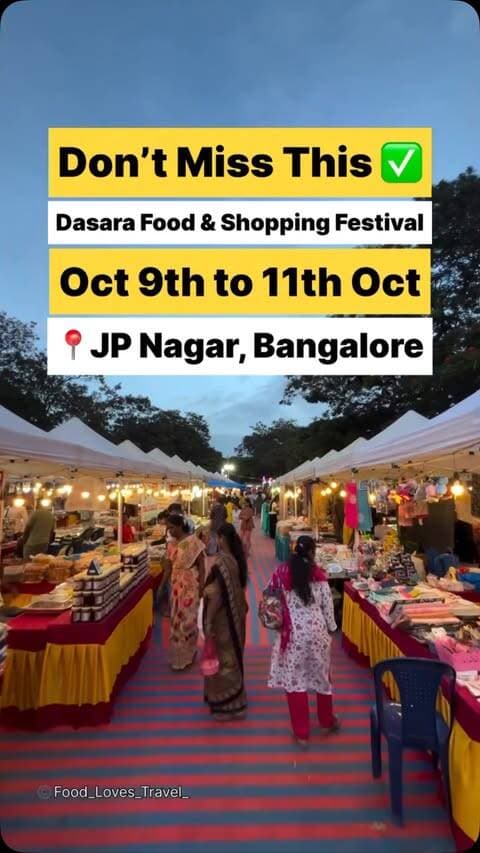 OPEN EXHIBITION GROUND
Near Reliance Smart Point, Next to GR Heights Apartments,
Jambou Savari Dinne,
Royal County, J.P. Nagar 8th Phase,
Bangalore
Oct 9th to 11th Oct
#jpnagar #jpnagara #jpnagarbangalore #jpnagar7thphase #jpnagar8thphase