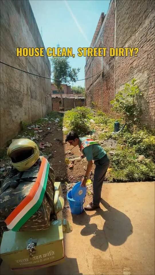 हकीकत यह है कि उस खाली प्लॉट में सड़ता हुआ कचरा आपके और आपके बच्चों के लिए ही भयंकर रोगों को आमंत्रित कर रहा है! 🇮🇳
#CivicSense #cleanindiamission #NationBuilding #GroundReality #vishnubhartesh