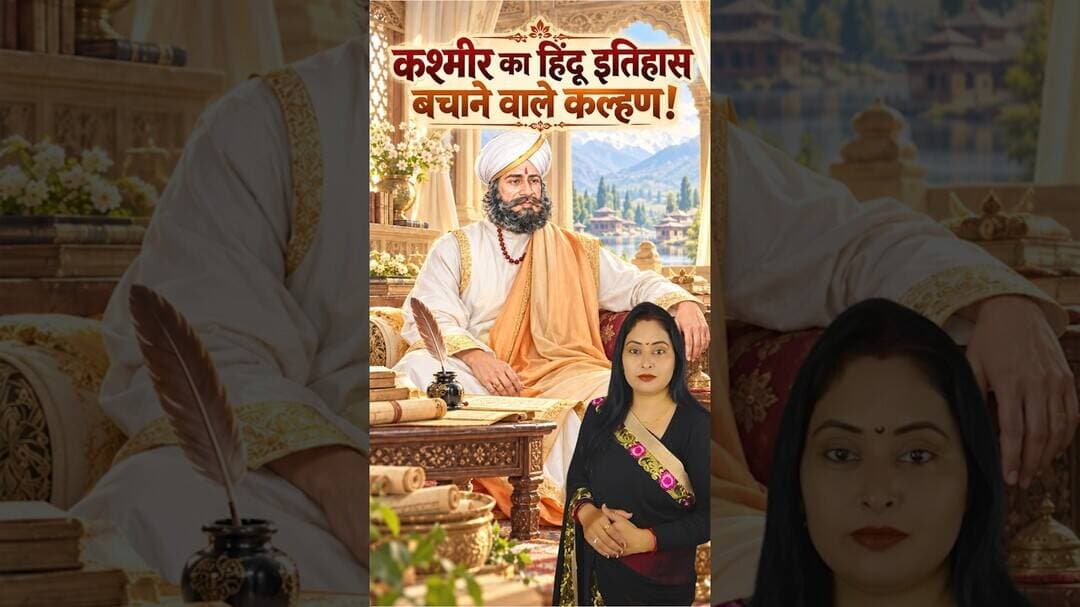 900 साल पहले कश्मीर का हिंदू इतिहास लिखने वाले कल्हण#brahminshiromani #divyagauravtripathi