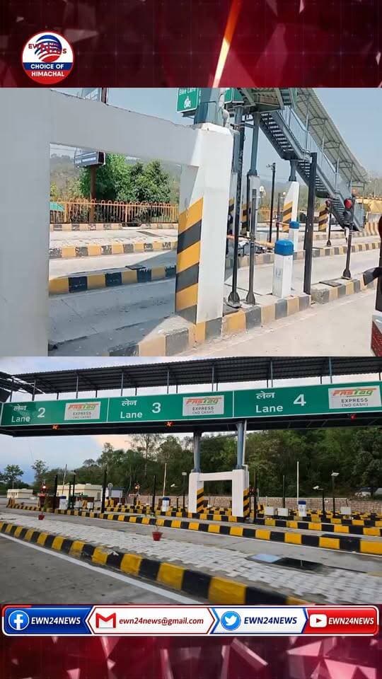 क्यों दें टोल....#Kangra #KangraBusOperators #GhattaTollPlaza #ewn24news #choiceofhimachal