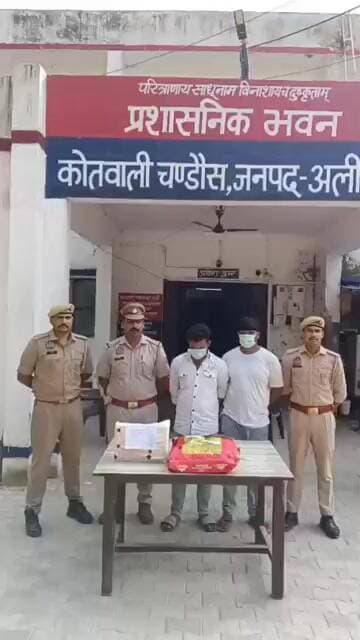 #चण्डौस किसानों के ट्यूबैलों से चोरी करने के 2 आरोपित किए गिरफ्तार, चोरी का माल किया बरामद #Chandaus