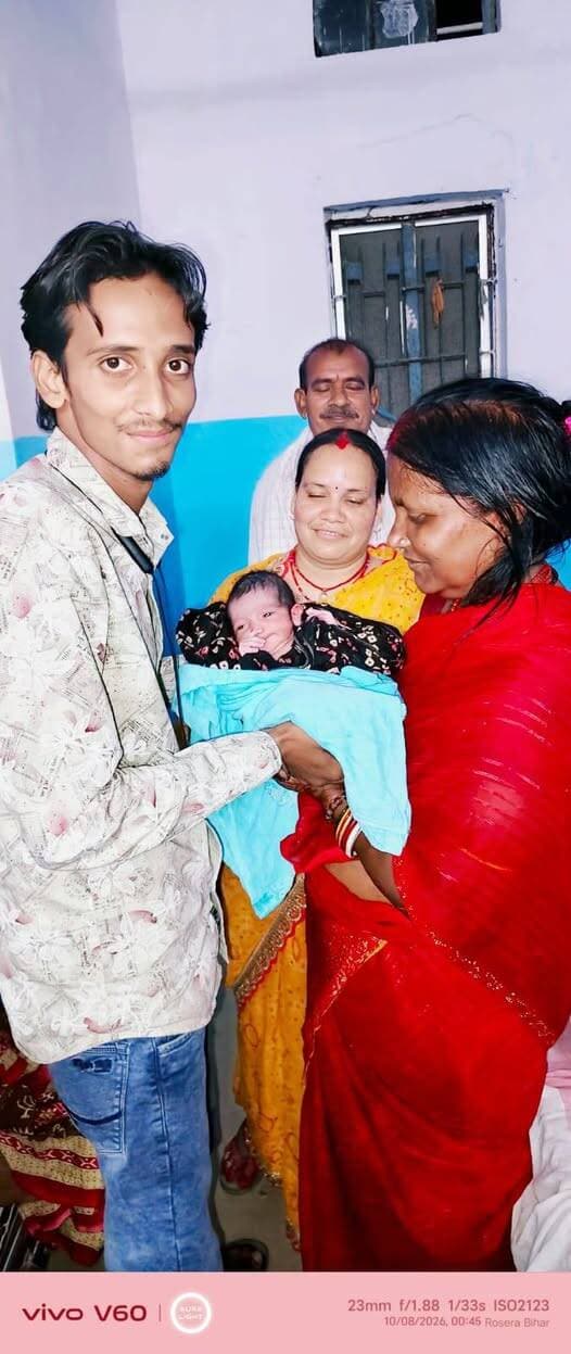 रोसड़ा में बेटी के जन्म पर अनोखा जश्न, सजी-धजी कार से घर लाई गई नन्ही परी....see more