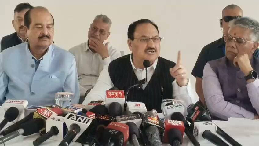 बिलासपुर में केंद्रीय स्वास्थ्य मंत्री जगत प्रकाश नड्डा भानुपुली रेलवे लाइन को लेकर क्या कहते हैं देखिए पूरी वीडियो #देखिए #पूरी #वीडियो