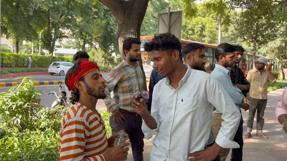 ज्ञानेश कुमार के  इस्तीफ़ा लेने को तैयार jen z, protest एक दिन पहले की पहुँचे जंतर मंतर !!