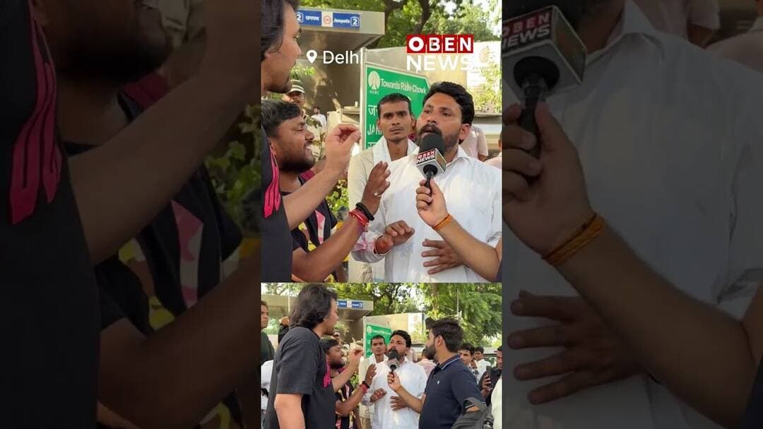 Delhi protest 2.0 Gyanesh Kumar | #rahulgandhi #protest #cjp