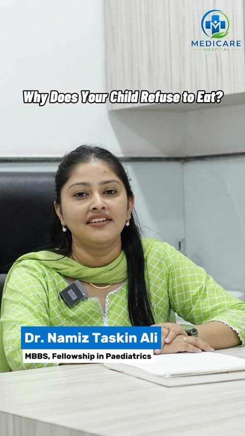 Picky eating is common in young children, but mealtimes don’t have to become a daily struggle🍽️
Keep portions small, follow a routine, avoid force-feeding, and give your child time to accept new foods.
If you notice poor weight gain, difficulty swallowing or a very limited diet, consult a paediatrician.
Save this post & share it with your family.
📍 Doctors Lane, LGB Avenue, Near Circuit House, Dibrugarh, Assam – 786001
📞 +91 6000256704
picky eating in children, child not eating food, paediatrician in Dibrugarh, child specialist in Dibrugarh, child nutrition tips, healthy eating habits for children, picky eater tips, toddler eating problems, child health Dibrugarh, Medicare Hospital Dibrugarh, paediatric care in Dibrugarh, parenting tips for picky eaters, poor weight gain in children, feeding problems in children, healthcare in Dibrugarh
#MedicareHospital #PaediatricianInDibrugarh #ChildHealth #PickyEating #HealthcareInDibrugarh