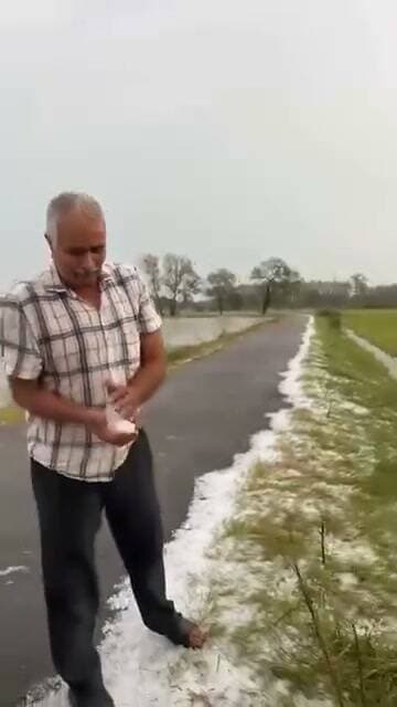 बाजपुर में कुदरत का कहर! 🌧️ ओलावृष्टि और तूफान से धान की फसल बर्बाद, किसानों पर टूटा दुखों का पहाड़।
👉 सुनिए बाजपुर के किसान गगन सरना की जुबानी, बर्बाद हुई फसल का दर्द।