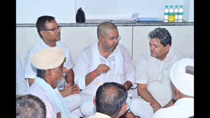 हदा पहुँचे केबिनेट मंत्री व पूर्व विधायक