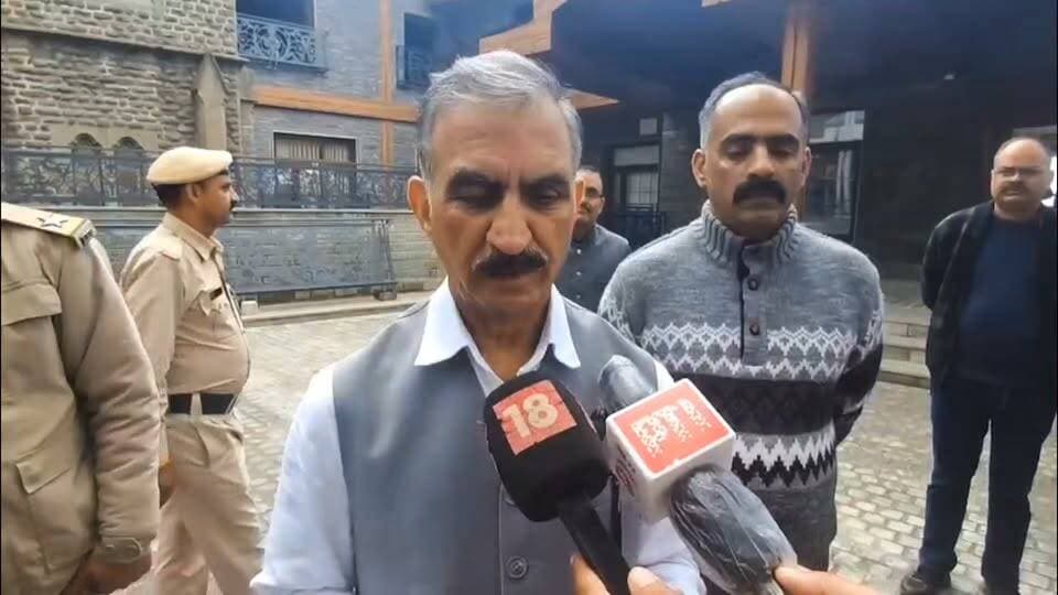 मुख्यमंत्री ठाकुर सुखविन्द्र सिंह ने क्या कहा सुनिए। Himachal Times TV