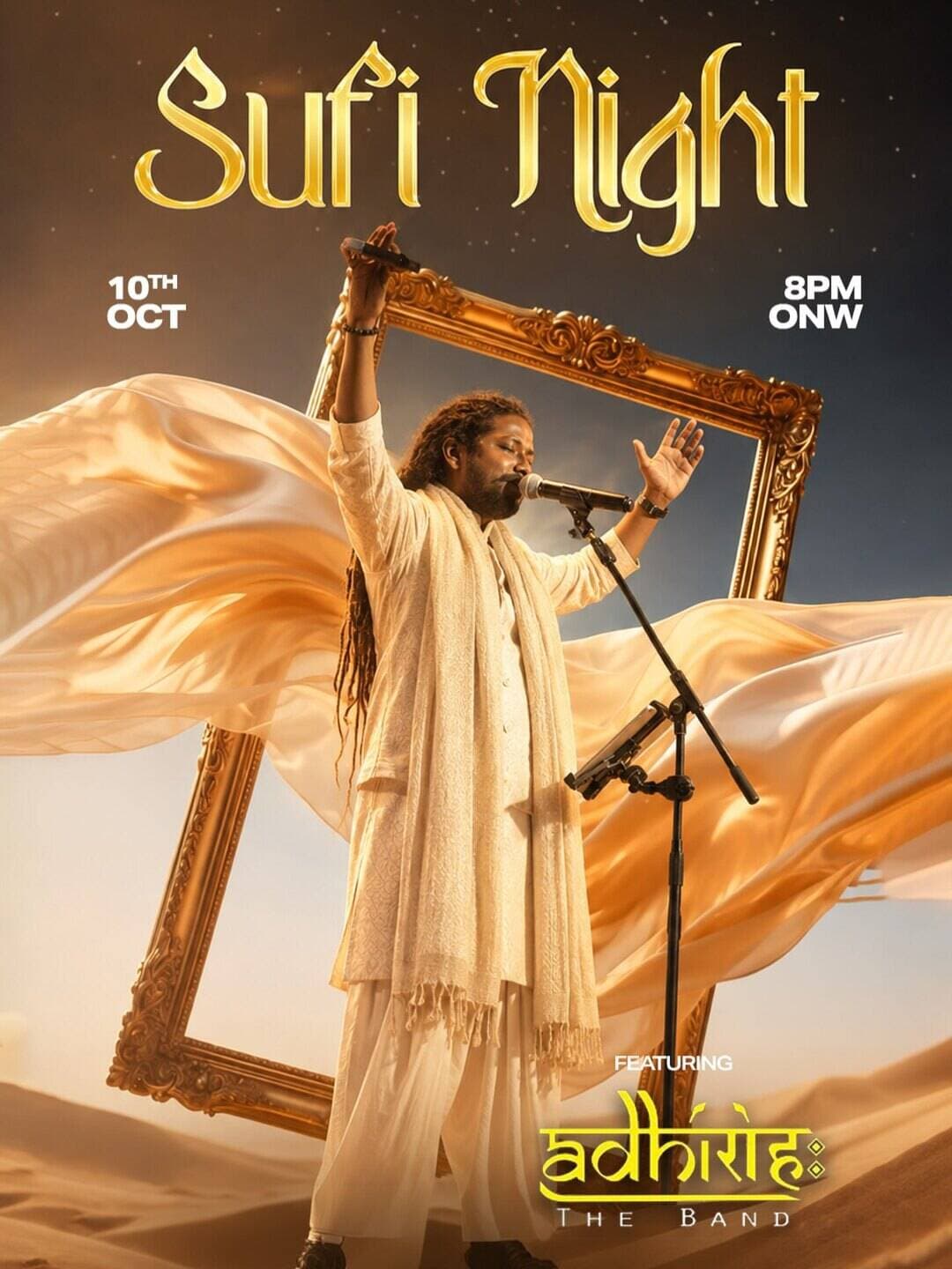 An evening of soulful melodies and Sufi magic awaits. ✨❤️
Join us for SUFI NIGHT featuring Adhirohah:The Band at Countryside Meadows.
📅 10th October | 8 PM onwards
📍 Rohit Nagar, Bawadiya Kalan, Bhopal
📞 Reservations: +91 91835 29183
Come for the music, stay for the magic. 🌙
<nis:link nis:type=tag nis:id=countrysidemeadows nis:value=CountrysideMeadows nis:enabled=true nis:link/> <nis:link nis:type=tag nis:id=sufinight nis:value=SufiNight nis:enabled=true nis:link/> <nis:link nis:type=tag nis:id=bhopalevents nis:value=BhopalEvents nis:enabled=true nis:link/>